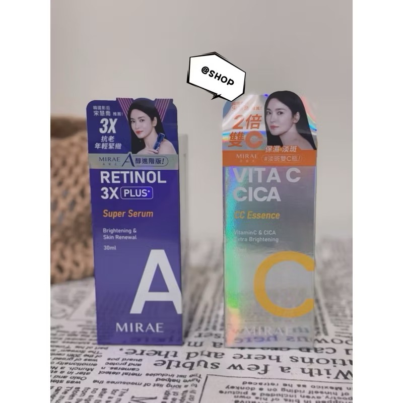 『現貨代購』🔅 MIRAE 未來美 3X升級版早C晚A 1.5%A醇精華/雙C精華(宋慧喬代言推薦)-規格圖3