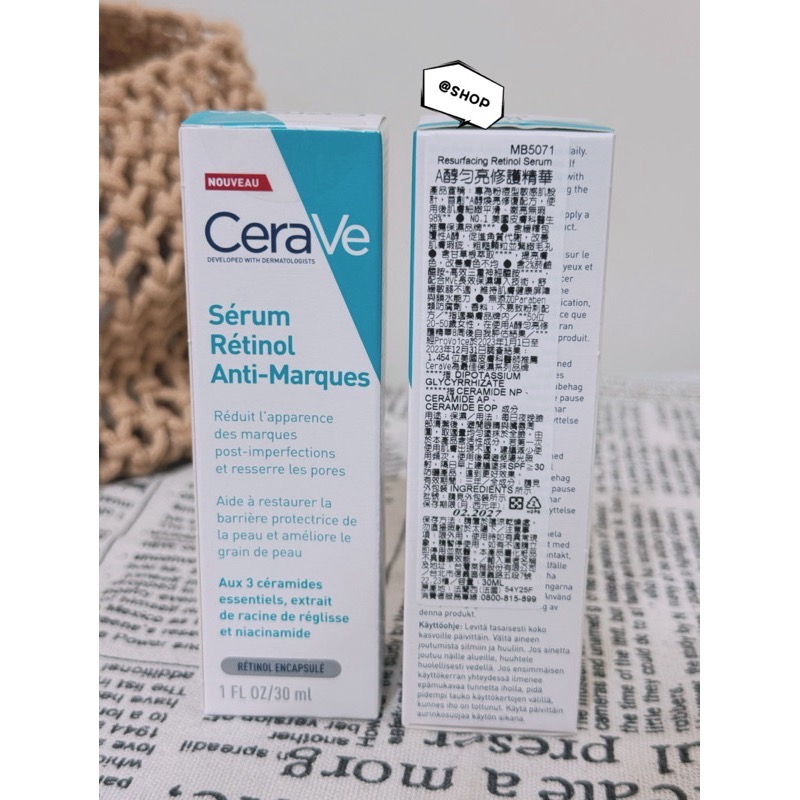 『現貨代購』🔆CeraVe 適樂膚 A醇勻亮修護精華 30ml(抗痘)台灣公司貨-細節圖2