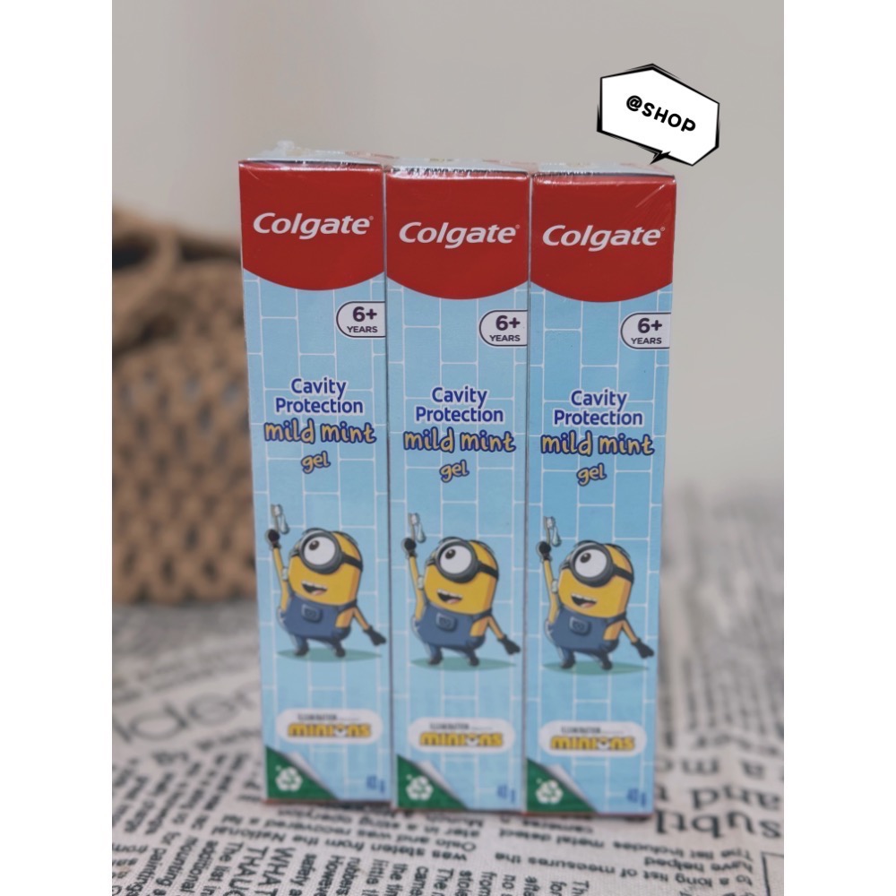 『現貨代購』🔆 Colgate高露潔 兒童牙膏凝露40g x 3入涼涼薄荷口味-細節圖2