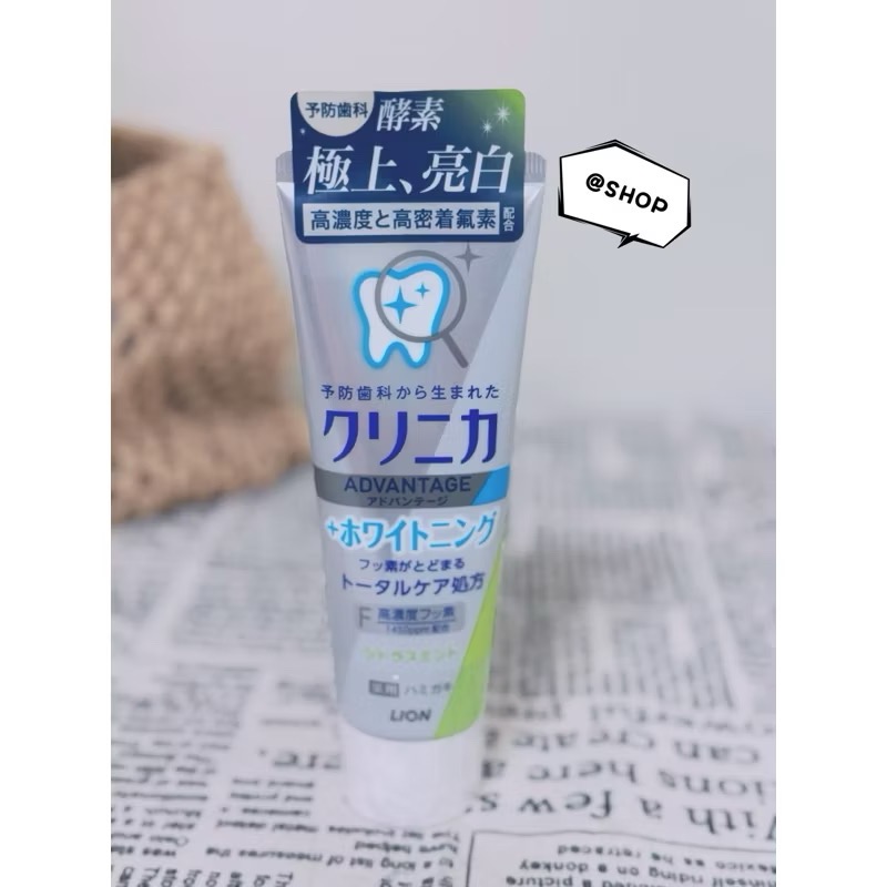 『現貨代購』🔆日本製 獅王Lion固齒佳酵素亮白牙膏百花薄荷 柑橘薄荷 泫橘薄荷 晶亮薄荷 固齒佳酵素極致亮白牙膏pr-規格圖4