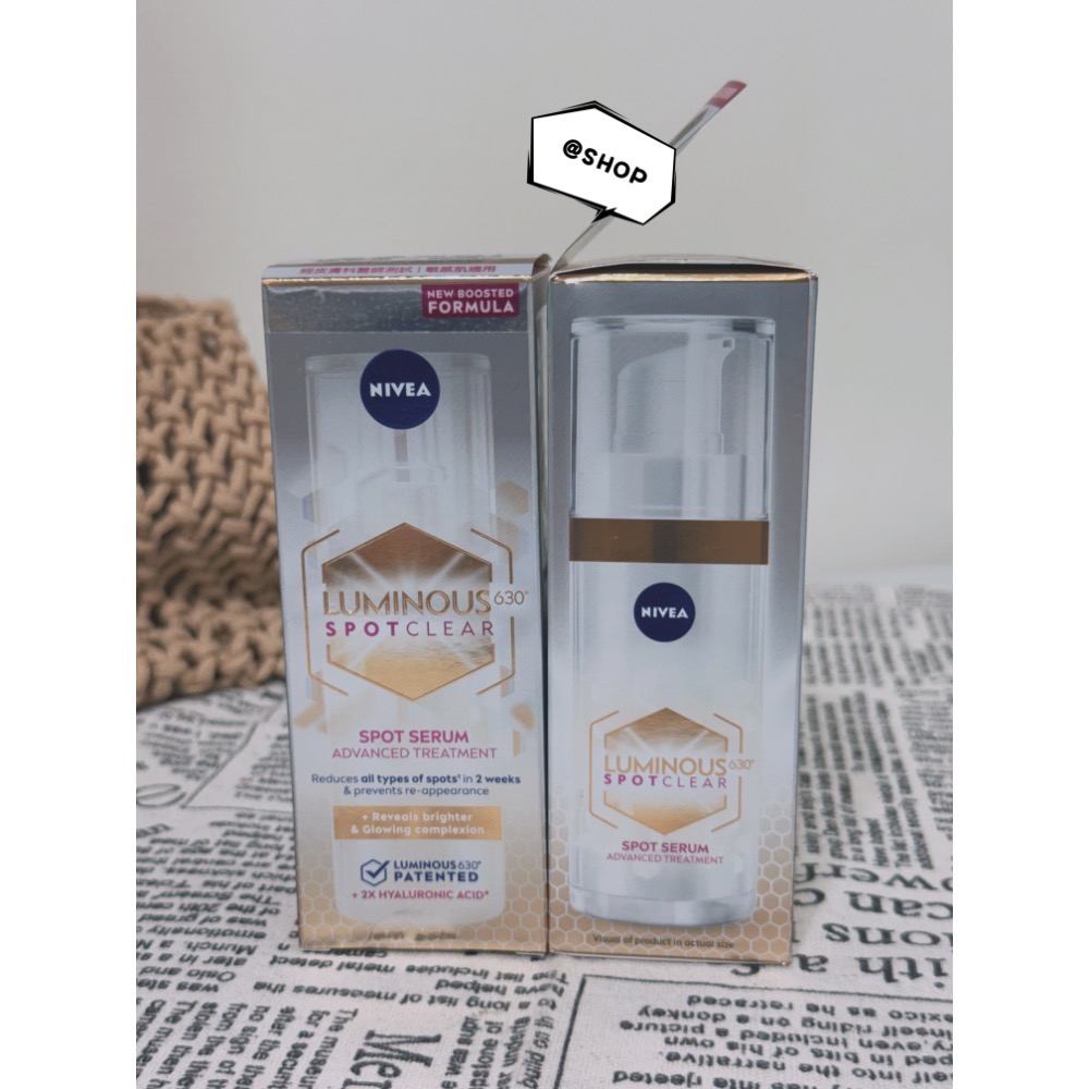 『現貨代購』🔆 NIVEA 妮維雅 LUMINOUS 630®淡斑煥白精華 30ml 淡斑精華 美白淡斑 淡斑煥白-規格圖3