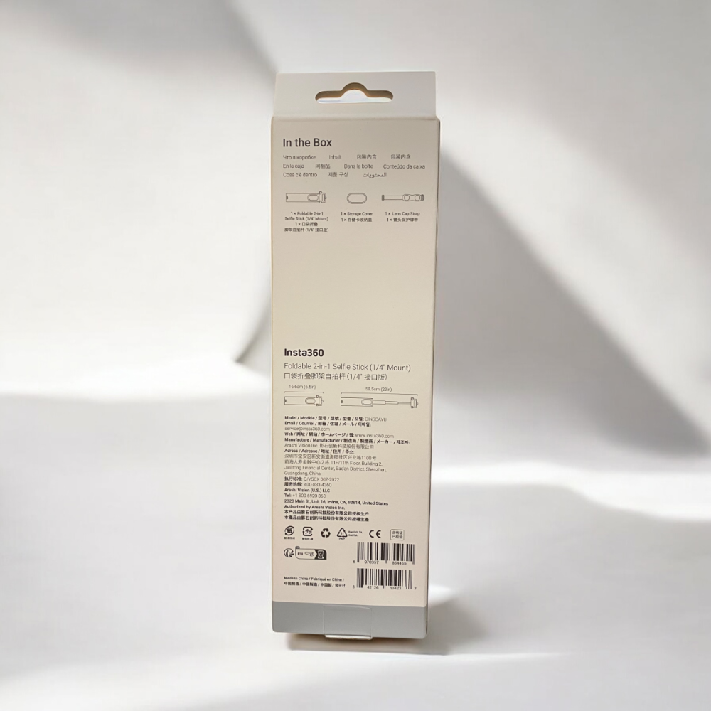 現貨｜原廠Insta360 口袋折疊腳架自拍桿（1/4”接口版）-細節圖2
