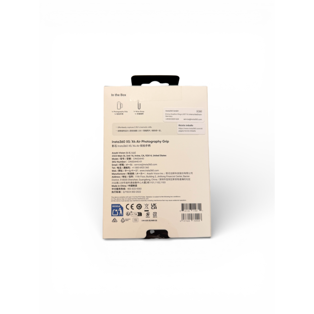 新品Insta360 X5街拍配件 黑色-細節圖2
