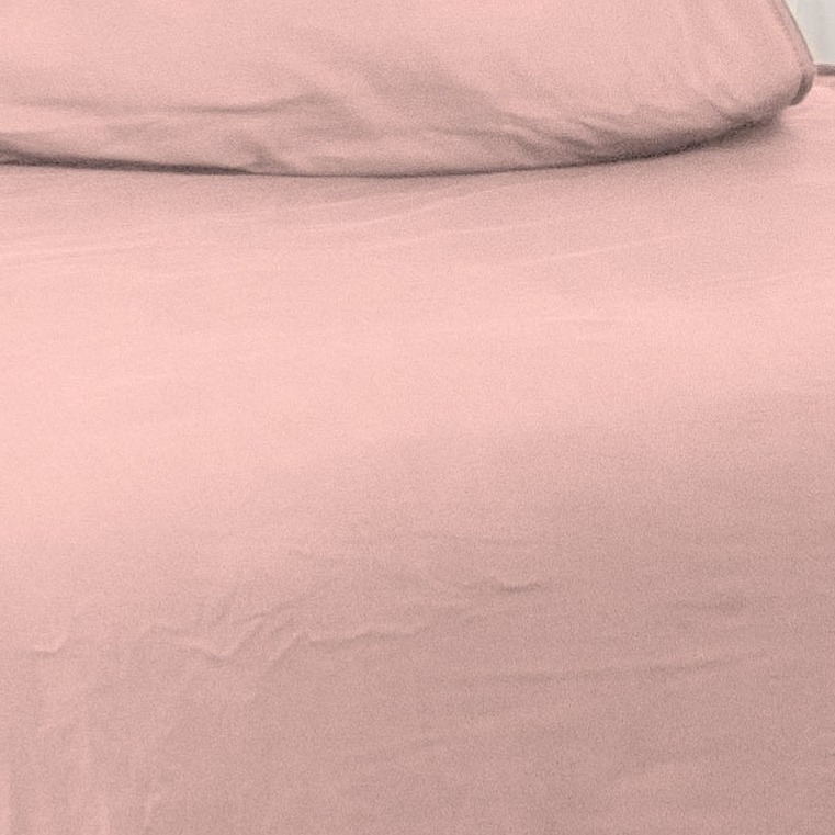 【帕瑪PAMA】 50%萊賽爾纖維床包組/兩用被床包組-柔嫩粉【特價款】-細節圖3