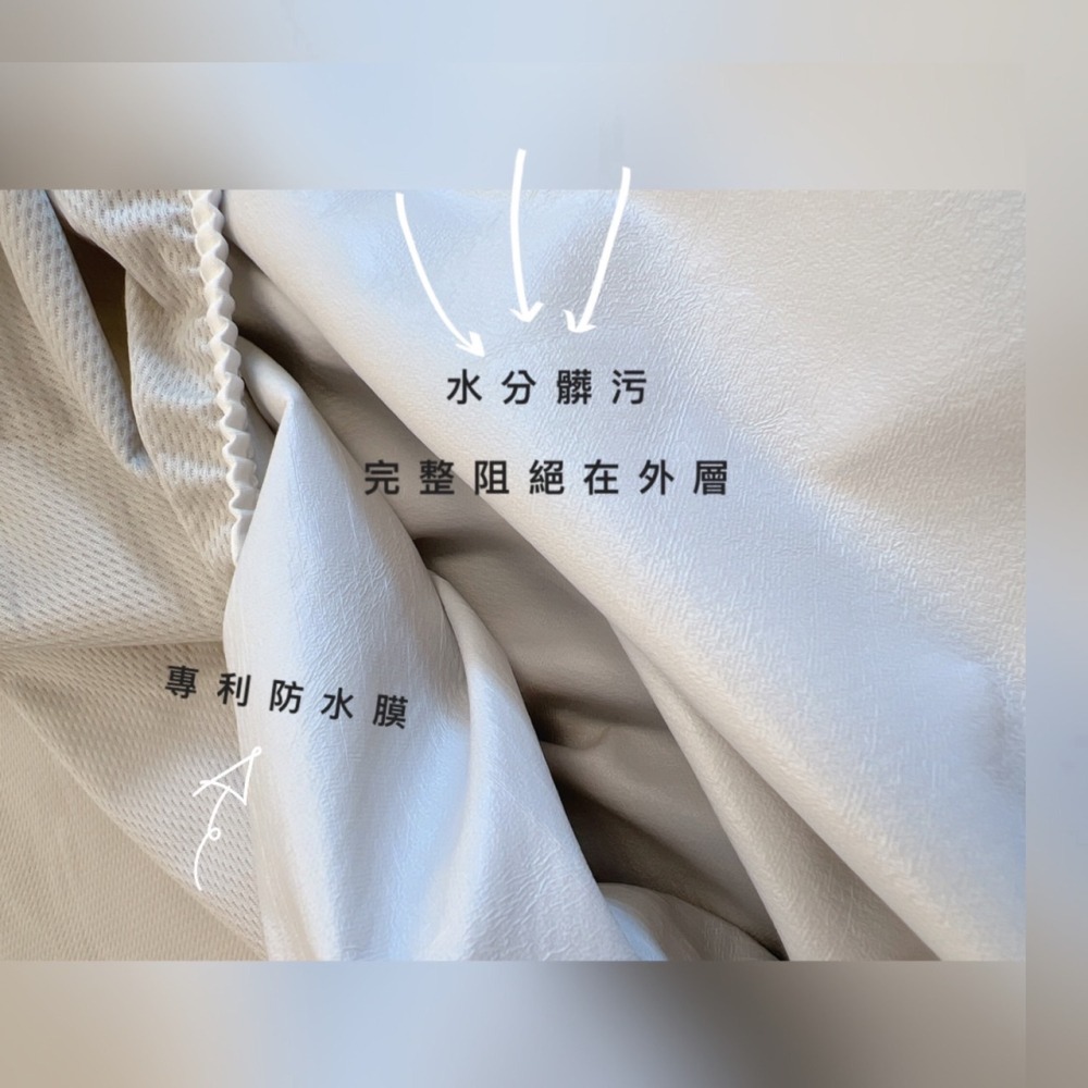 【帕瑪PAMA】5D立體防水保潔墊-白色款-細節圖3