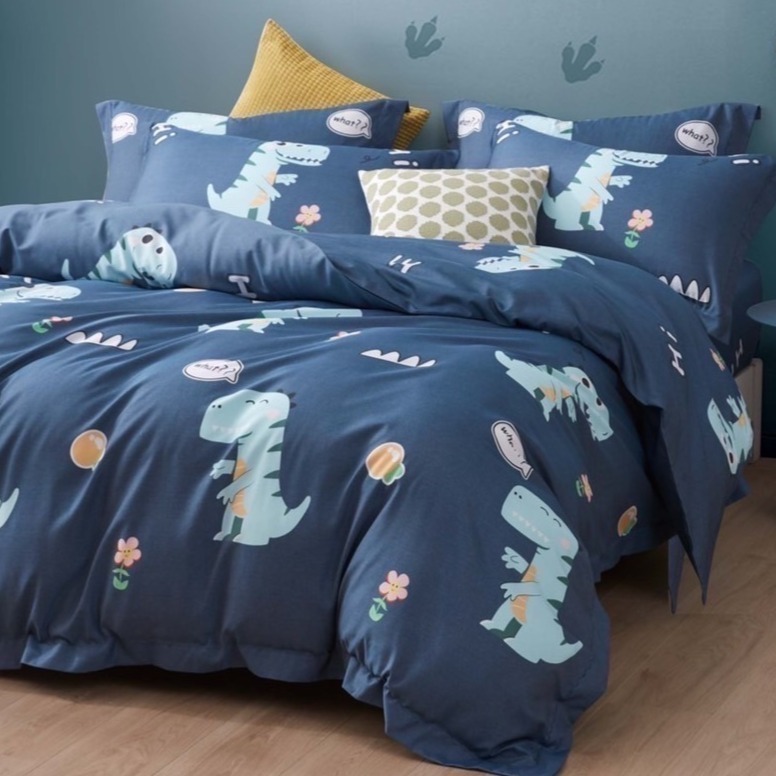 【帕瑪PAMA】淘氣龍 50%萊賽爾纖維床包組/兩用被床包組-細節圖2