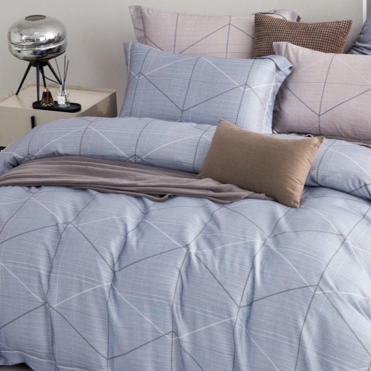 【帕瑪PAMA】文森-紫 60支 100%萊賽爾纖維床包組#兩用被床包組#帕瑪寢飾生活館-細節圖2