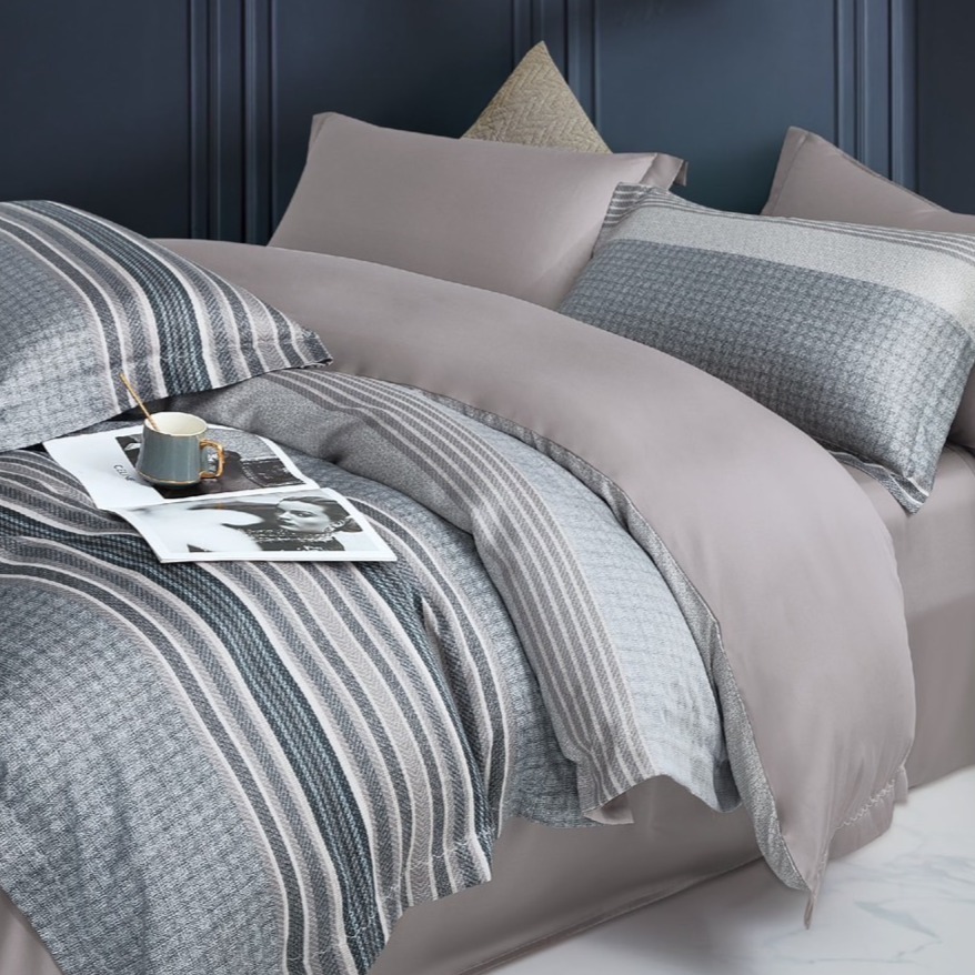 【帕瑪PAMA】君山竹影 60支100%萊賽爾纖維床包組#兩用被床包組#帕瑪寢飾生活館-細節圖2