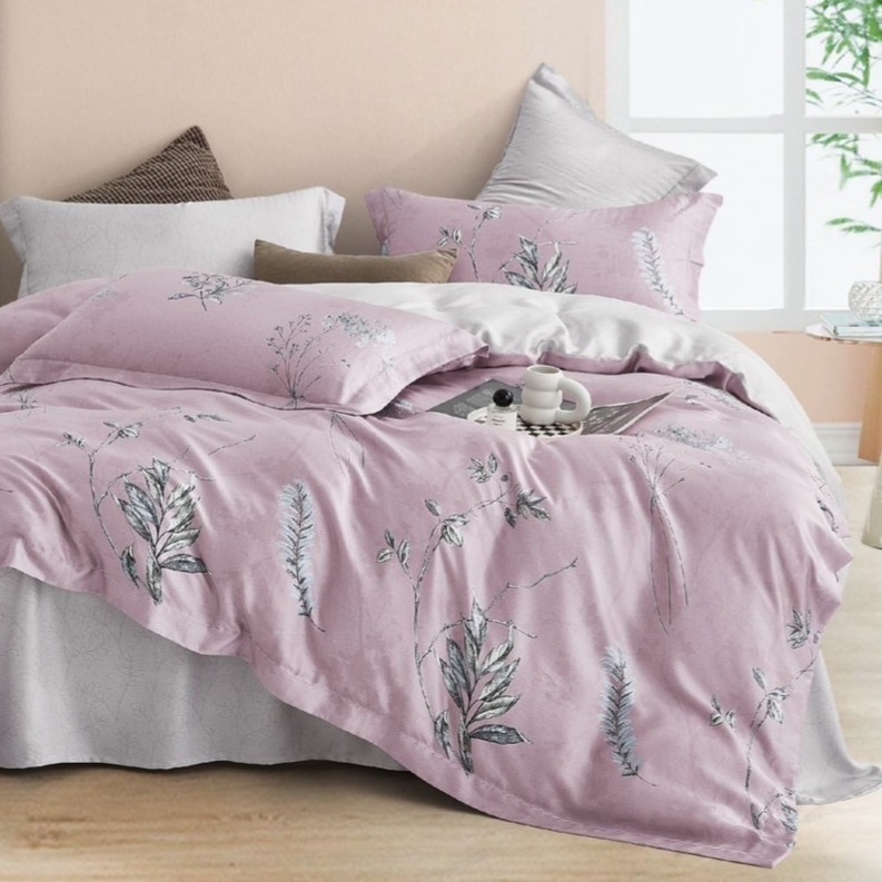 【帕瑪PAMA】憶沫 60支 100%萊賽爾纖維床包組#兩用被床包組#帕瑪寢飾生活館-細節圖2