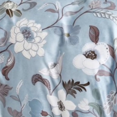 【帕瑪PAMA】暗香昭華-藍  60支 100%萊賽爾纖維床包組#兩用被床包組#帕瑪寢飾生活館-細節圖3