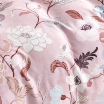 【帕瑪PAMA】暗香昭華-粉 60支 100%萊賽爾纖維床包組#兩用被床包組#帕瑪寢飾生活館-細節圖3