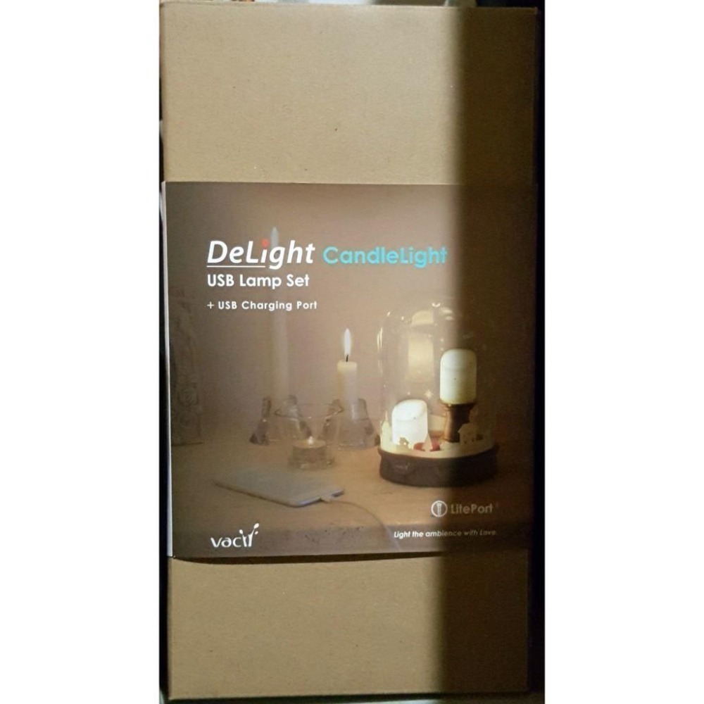 Vacii DeLight CandleLight 燭光晚餐 情境燈組 夜燈 桌燈 (內建 USB 電源 輸出)-細節圖2