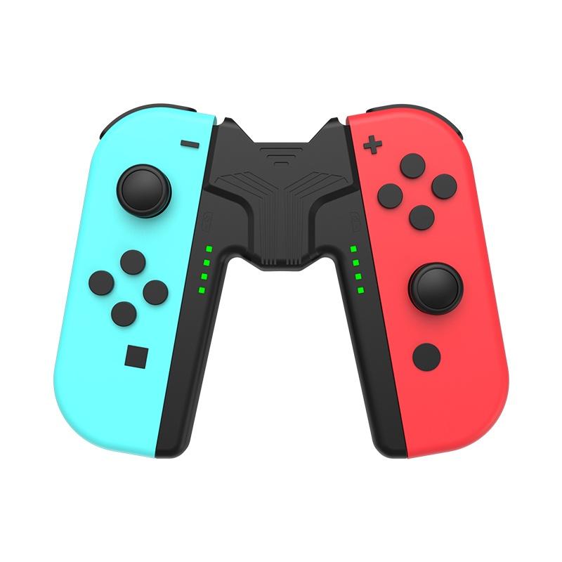 現貨發票 任天堂 switch joy-con 遊戲手柄握把 A型充電器 手把 NS 手柄直充托把 支架 充電手把握柄-細節圖6