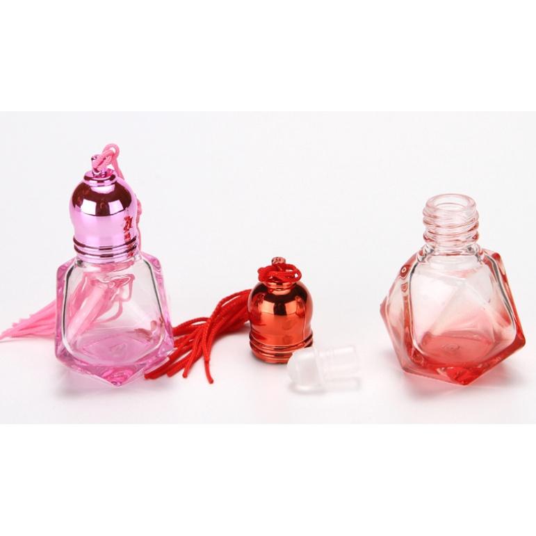 7ml 菱形 彩色滾珠瓶 造型滾珠瓶 可愛走珠瓶 香水瓶 薰香瓶 擴香瓶 香水滾珠瓶 精油滾珠🔱菁忻皂作-細節圖2