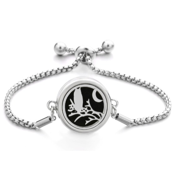 (23mm鈦鋼手鍊)磁扣 鈦鋼簍空香薰手鍊 精雕簍空擴香 鈦鋼手鍊 薰香手鐲 香薰精油手飾 香薰盒  情人節🔱菁忻皂作🎶-規格圖2