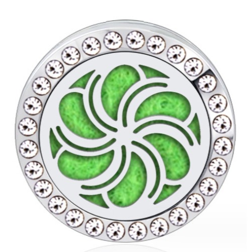 (20mm領扣/口罩扣) 簍空香薰磁扣 精雕簍空擴香 領扣 香薰精油飾品 香薰盒🔱菁忻皂作🎶-規格圖1