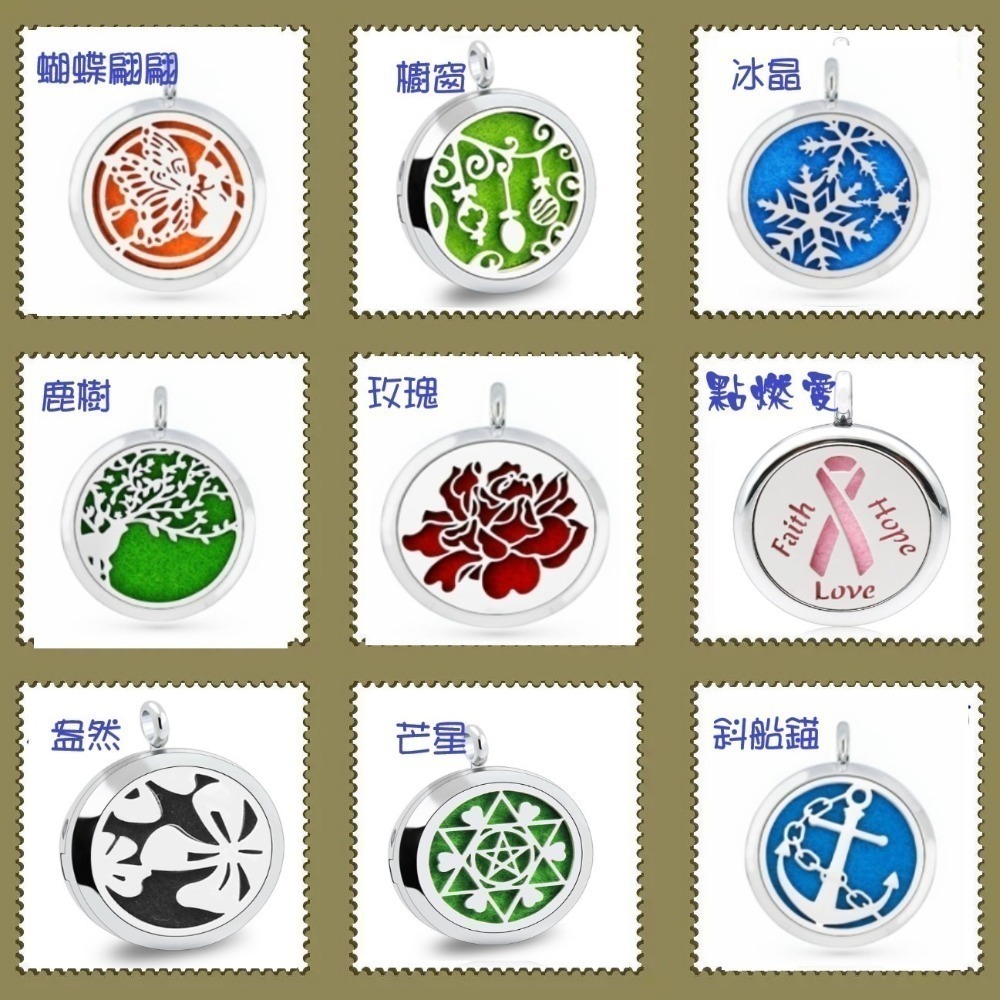 (30mm香薰項鍊) 磁扣簍空吊墬 香薰項鍊 精雕簍空擴香 不鏽鋼吊墬 香薰精油吊飾 香薰盒 薰香盒🔱菁忻皂作-細節圖5