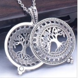 (35mm 項鍊)磁扣 簍空香薰項鍊 精雕簍空擴香 不鏽鋼項鍊 香薰精油吊飾 香薰盒 薰香盒 合金 擴香🔱菁忻皂作🎶-細節圖2