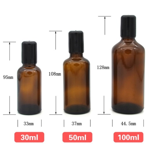 YB玻璃滾珠瓶20/30/50/100ml 加厚走珠瓶 精油瓶 按摩瓶香水瓶 香氛瓶 DIY 玻璃精油瓶🔱菁忻皂作🎶-細節圖2