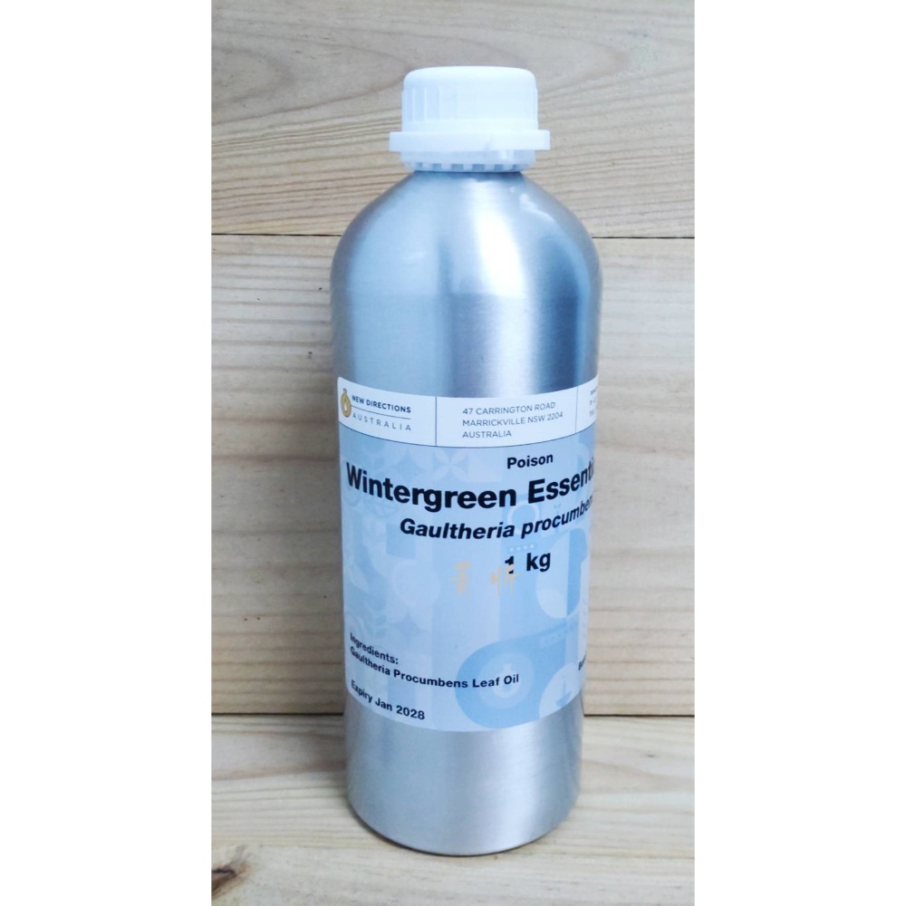 澳洲ND 冬青 /白珠樹Wintergreen 冬青精油 1kg 原裝 薰香 按摩 DIY 🔱菁忻皂作🎶-規格圖1