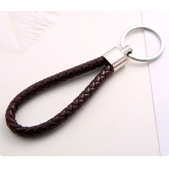 (香薰配件) 皮編鑰匙圈 搭配香薰精油吊飾 手提吊飾🔱菁忻皂作🎶-規格圖2