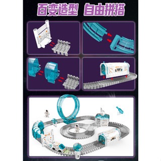 ❰復生藥局❱ 🌟現貨 真智力 兒童軌道車玩具小火車滑行 太空益智電動汽車 闖關大冒險男孩 充電版 太空軌道-細節圖8