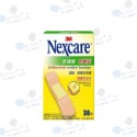❰復生藥局❱🌟現貨 3M Nexcare 舒適繃 含藥型 5片裝 20片裝 30片裝 透氣孔 彈性不織布 紗布墊-規格圖1