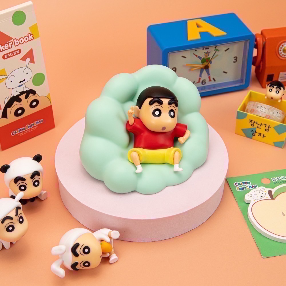 【MIGO專賣】韓國🇰🇷正版授權 蠟筆小新 懶骨頭夜燈-細節圖2