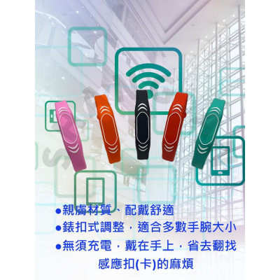 IC UID RFID NFC 可擦寫 可複製 拷貝 Mifire13.56感應扣 門禁卡 電梯門禁 磁扣 感應手環腕帶