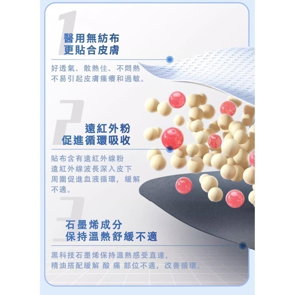 【金牌金門一條根】石墨烯貼布-先涼後熱7片入-細節圖4