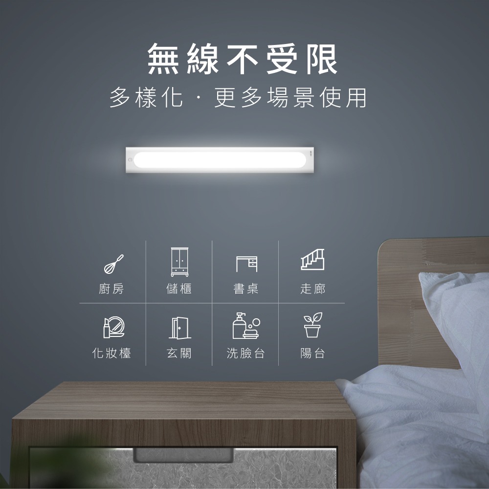 KINYO 磁吸式無線觸控LED燈LED-3452-細節圖2