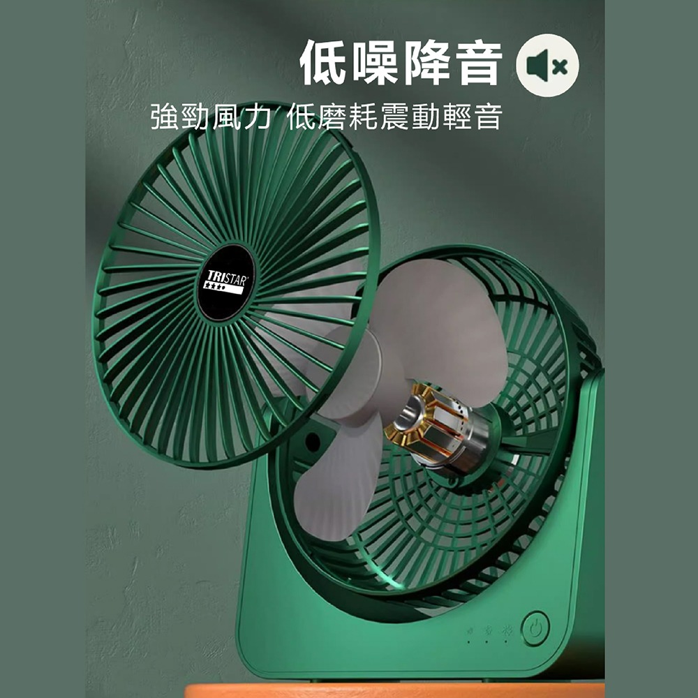 【TRISTAR】6.5吋桌面強力風扇 TS-B248(Type-c供電)-細節圖4
