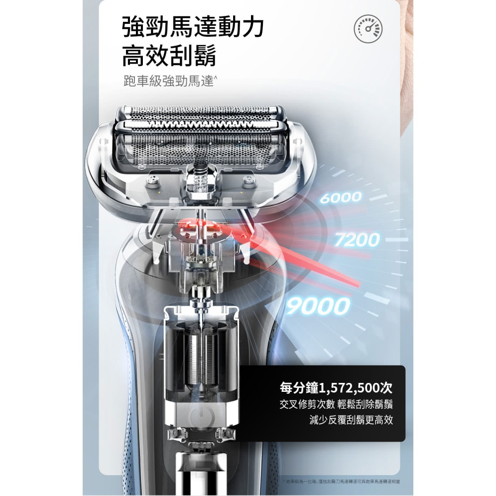 德國百靈BRAUN 5系列PRO免拆快洗電鬍刀 52-A1200s-細節圖3