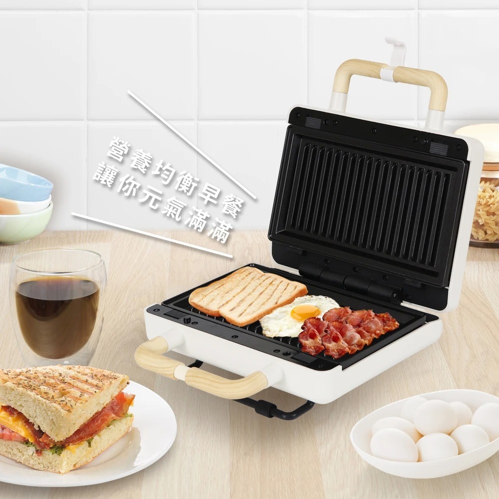 SAMPO聲寶 可換片點心機/熱壓土司機/三明治機/鬆餅機 TQ-B1981L-細節圖3