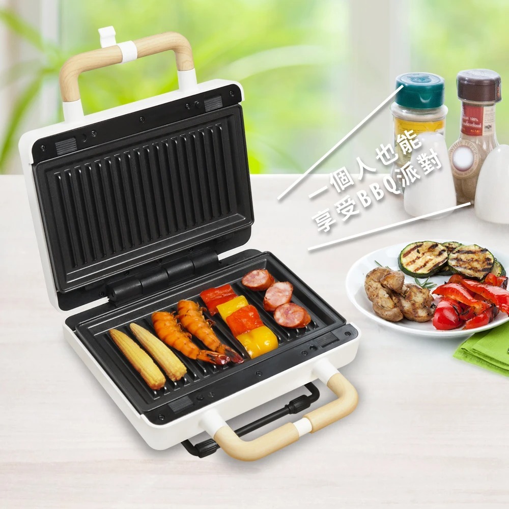 SAMPO聲寶 可換片點心機/熱壓土司機/三明治機/鬆餅機 TQ-B1981L-細節圖4