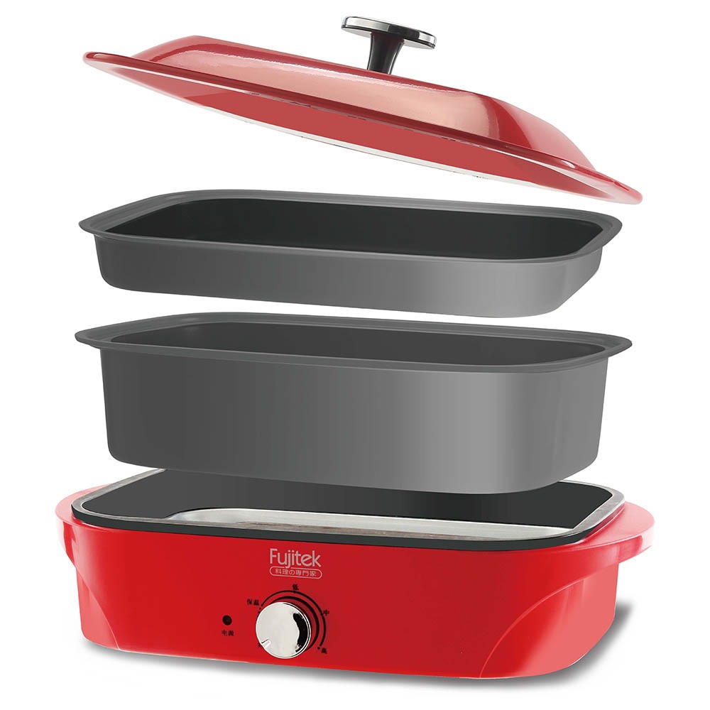 Fujitek富士電通 全能料理5役電烤盤 多功能電烤盤 FTD-EB06-細節圖3