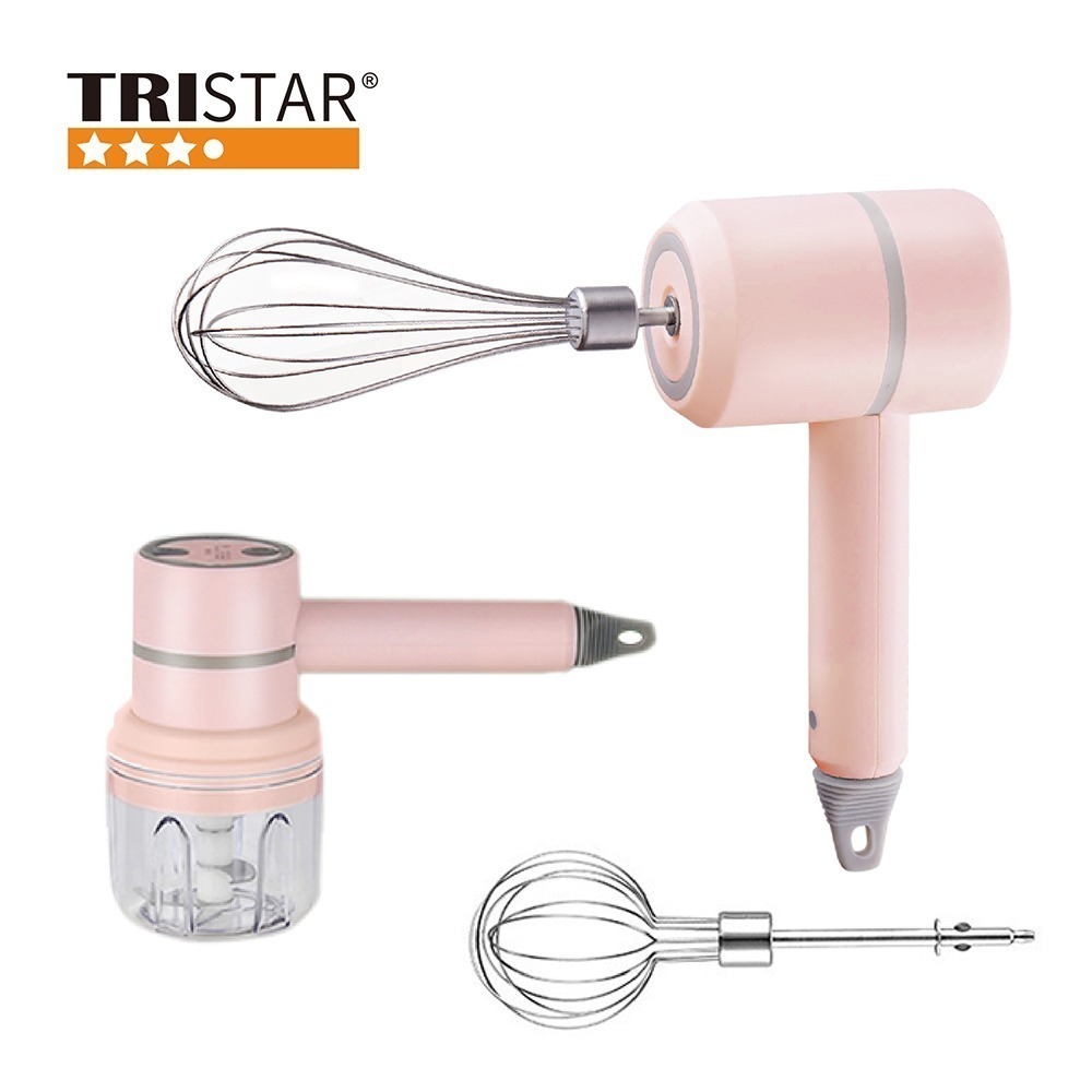 TRISTAR 二合一無線調理攪拌機 TS-AP001(粉紅/粉綠/白)-規格圖5