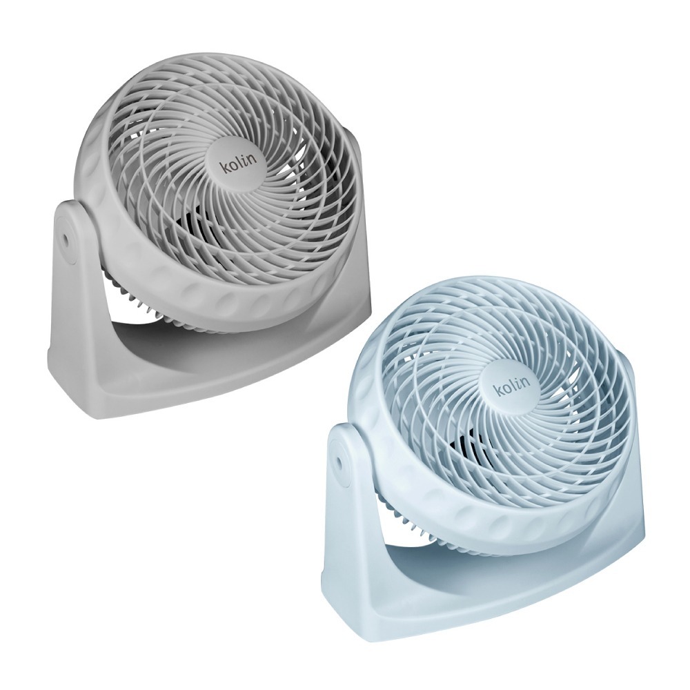 【kolin歌林】9吋美型立掛空氣循環扇 KFC-SD2549(夜霧灰/靜謐藍)-細節圖2