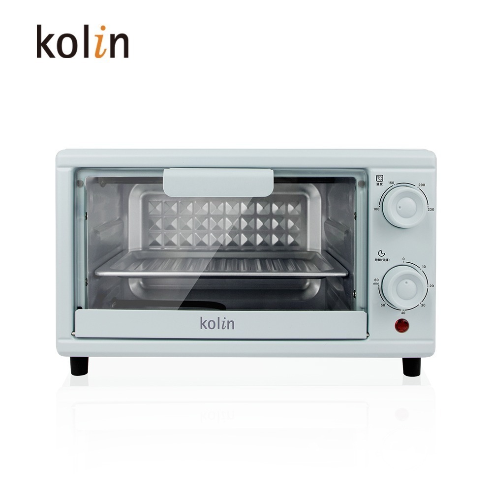【kolin歌林】10L雙旋鈕電烤箱 KBO-SD2218(檸檬黃/薄荷綠)-規格圖2