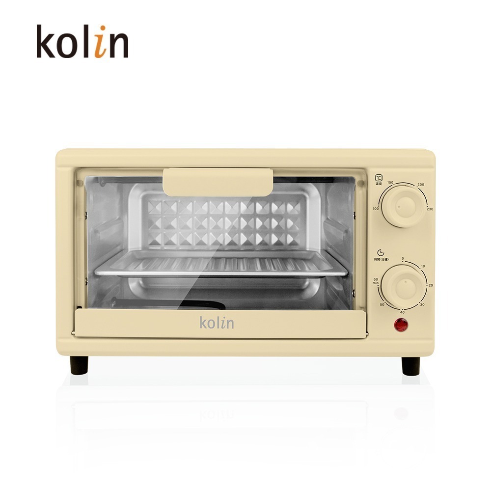 【kolin歌林】10L雙旋鈕電烤箱 KBO-SD2218(檸檬黃/薄荷綠)-規格圖2
