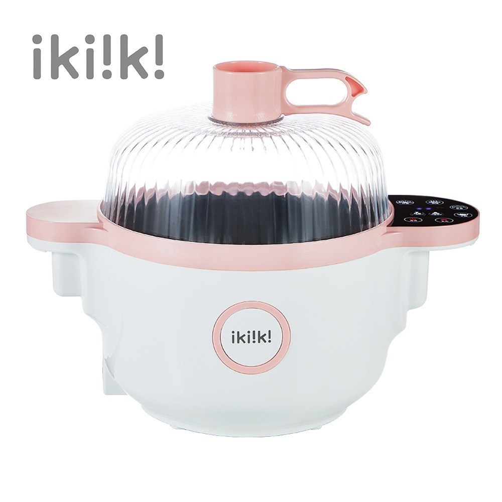 【Ikiiki伊崎】微電腦多功能自動炒菜機 IK-MC3701(櫻花粉)｜IK-MC3702(燕麥杏)-規格圖4