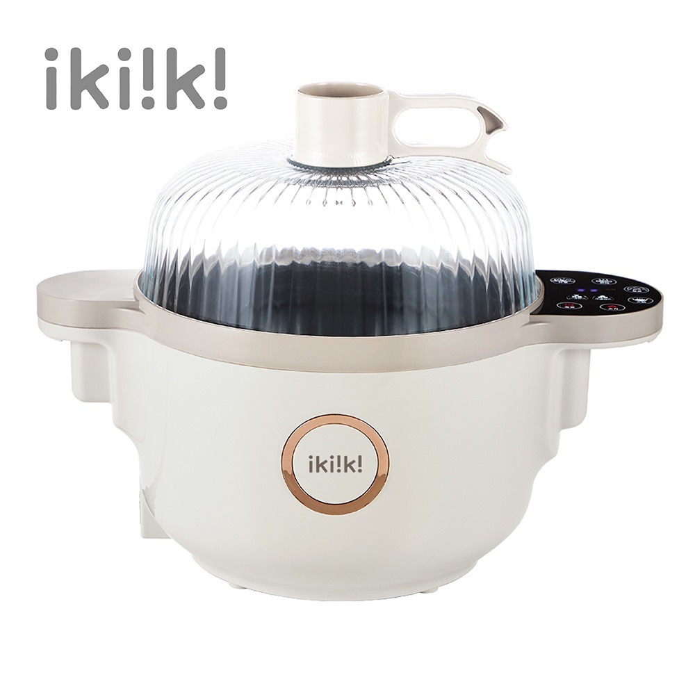 【Ikiiki伊崎】微電腦多功能自動炒菜機 IK-MC3701(櫻花粉)｜IK-MC3702(燕麥杏)-規格圖4