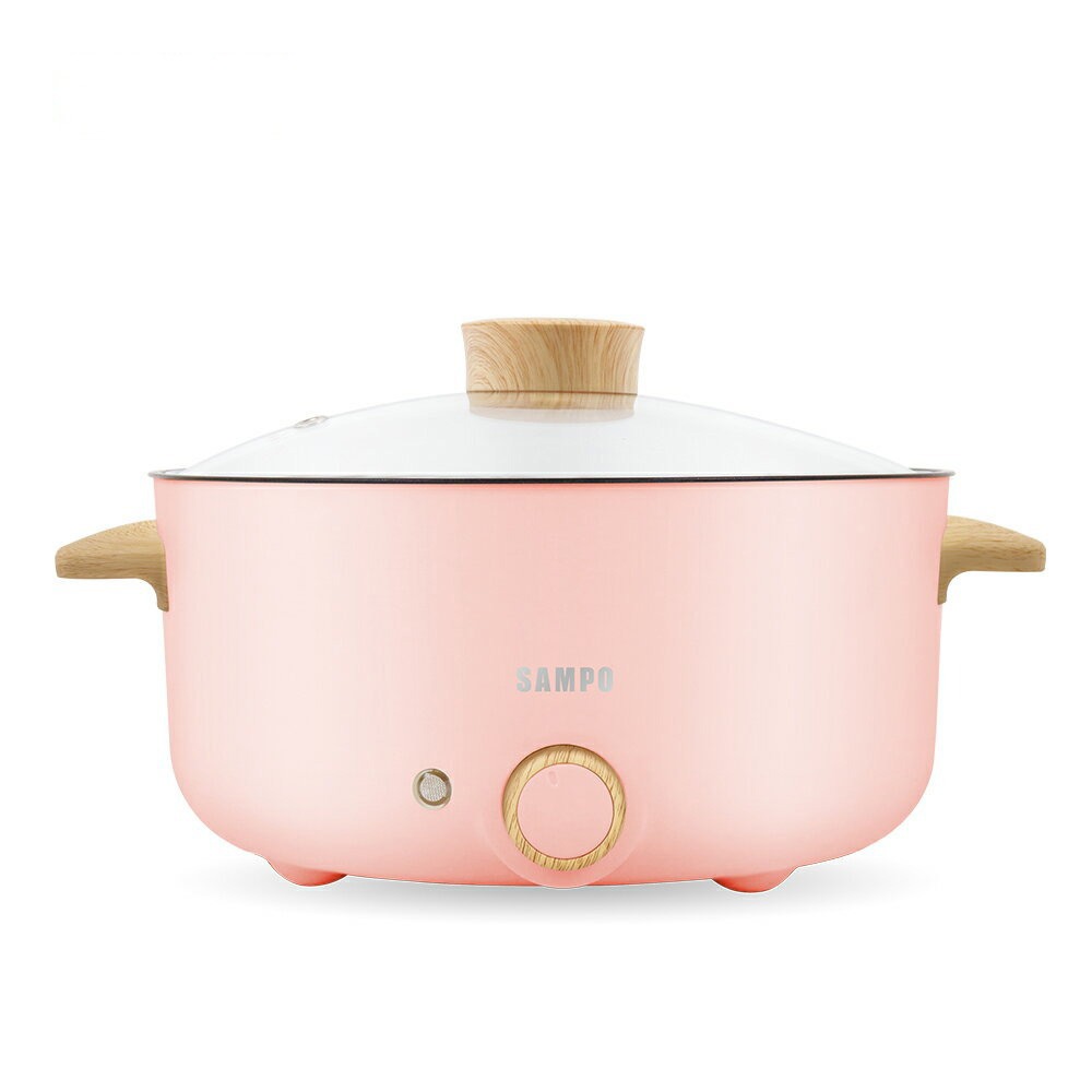 【SAMPO聲寶】三公升日式多功能料理鍋(TQ-B19301CL)卡其/粉紅｜兩色可選-規格圖2