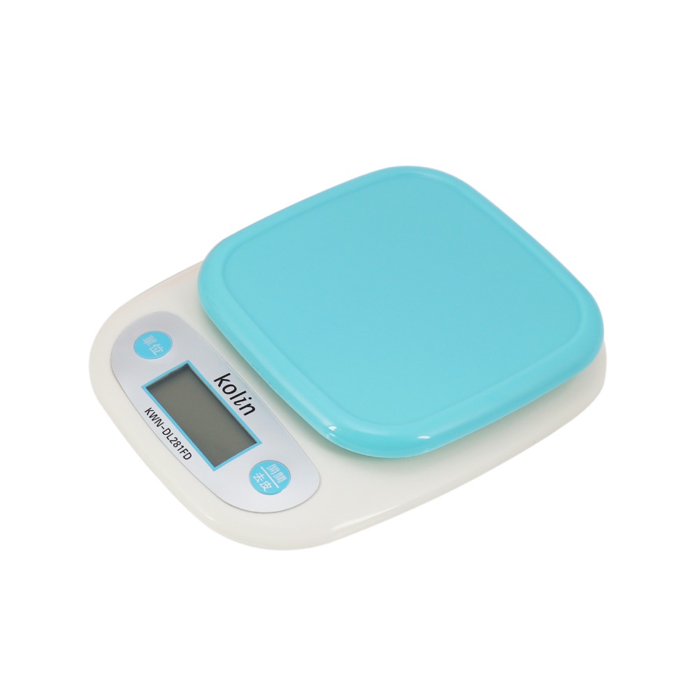 【kolin歌林】歌林輕巧食物料理秤 KWN-DL281FD(藍/橘)｜兩色可選-規格圖2