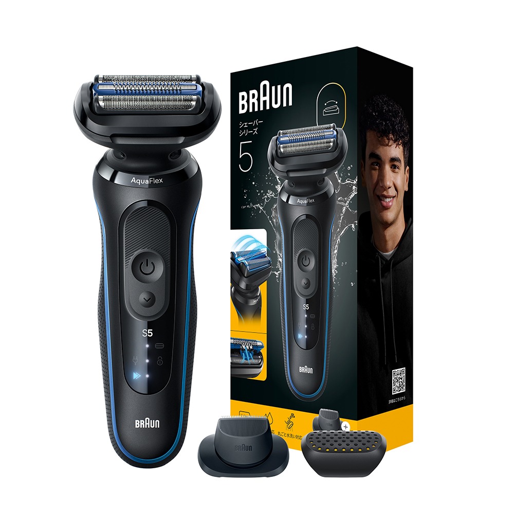【德國百靈BRAUN】全新親膚 5系列PRO免拆快洗電動刮鬍刀/電鬍刀(53-B12000s)-細節圖2