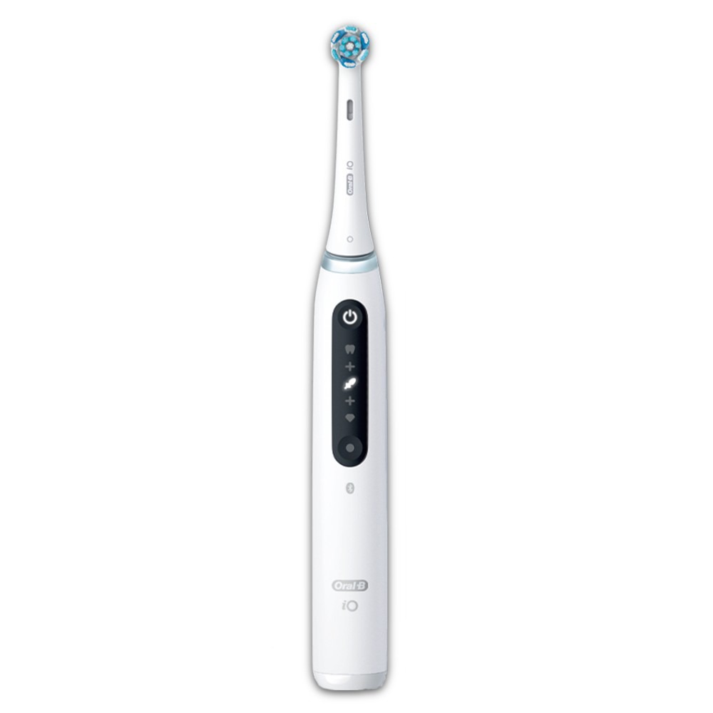 【德國百靈Oral-B】微震科技電動牙刷iO5(白色)-細節圖2