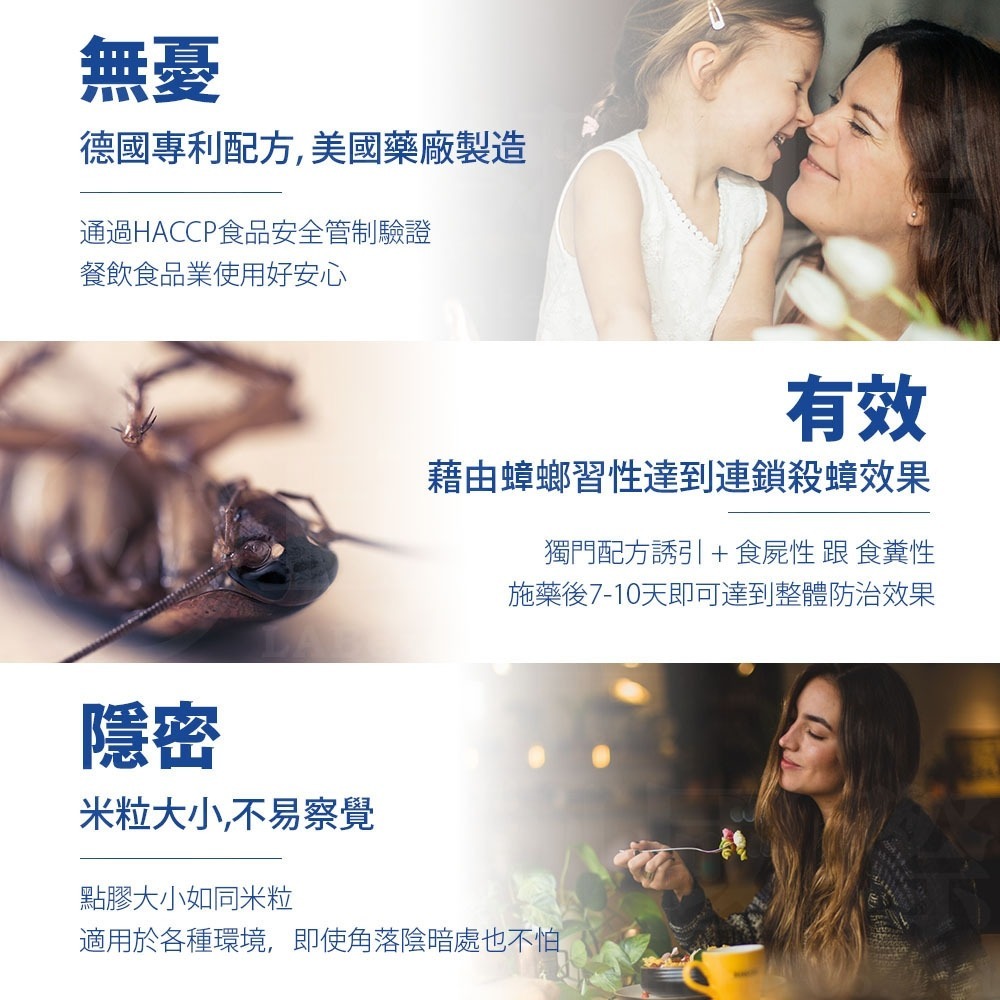 【一點絕】2％除蟑凝膠餌劑30g 效期至:2027/12/19止-細節圖5