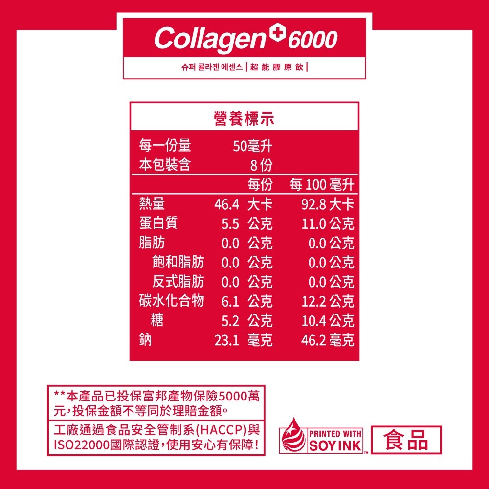 YIKTOK專售價~~【M2美度】22 LAB超能膠原飲 膠原蛋白 8入/盒 EXP:2026/7/2-細節圖8