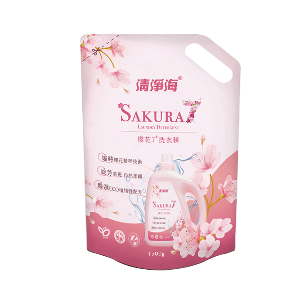 【清淨海】 櫻花7+系列 抗菌酵素洗衣精系列-規格圖8
