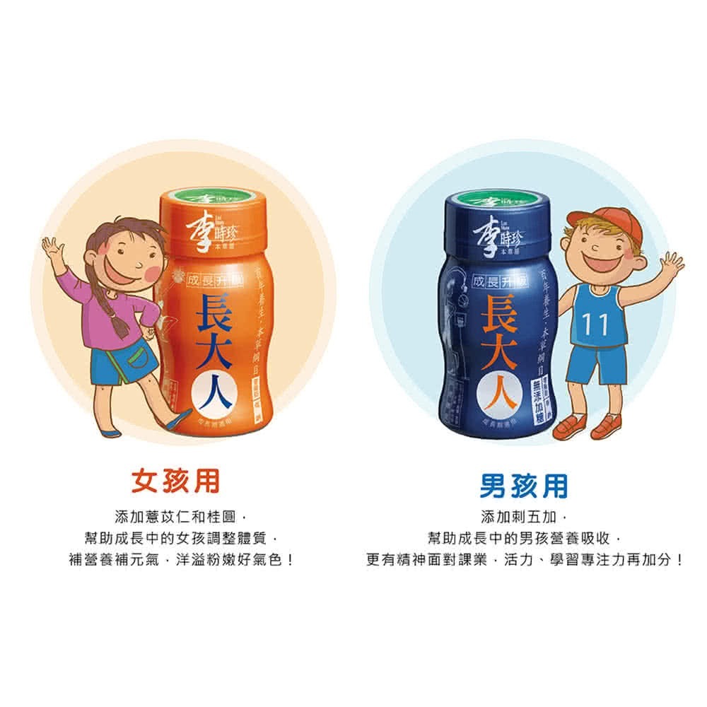 【LEE HERB 李時珍本草屋】長大人 轉大人 男女任選 12瓶/盒 EXP:2027/11/17-細節圖4